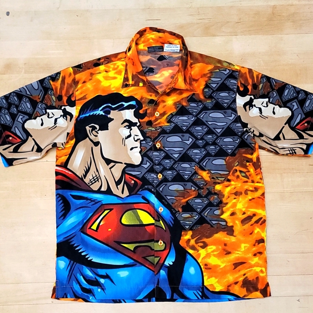 SUPERMAN | Warner Bros. | Button-down shirt | 14-16 yrs